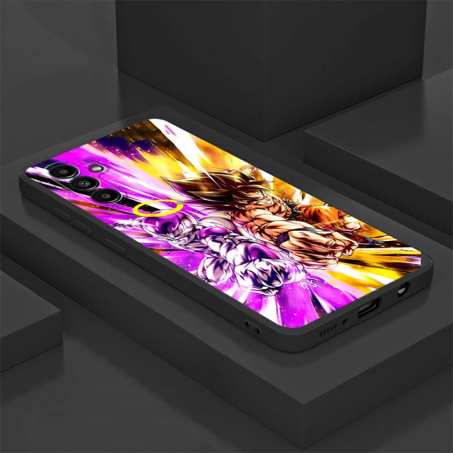 Dragon Ball Anime Vegeta Case for Samsung Galaxy A25 A35 A72 A24 A35 A32 A53 A22 A56 A33 A73 A52 A55 A25 A23 A54 Black Soft