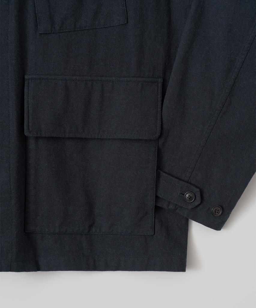 Another Office Peachskin B.D.U Jacket (Dark Navy)