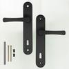 Door handle, length: 90 cm, aluminum, BLACK KEY