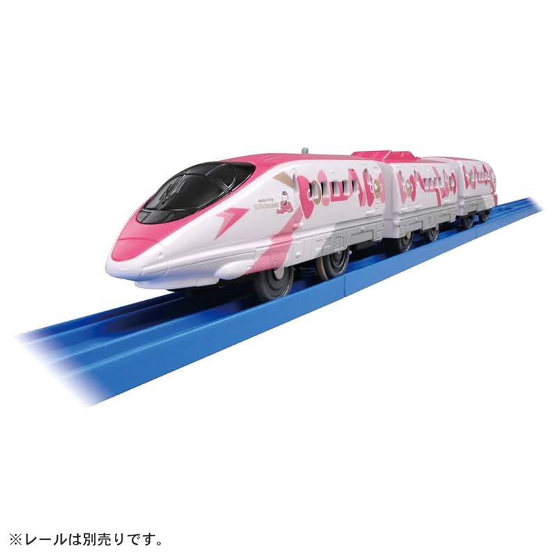Takara Tomy "Plarail S-18 Hello Kitty Shinkansen" Игрушечный поезд для детей от 3 лет. Соответствует стандартам безопасности игрушек и имеет сертификат ST.
