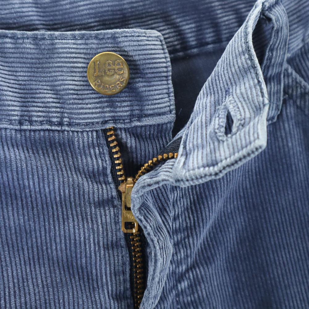 Lee Винтажные вельветовые брюки 80-х 42 Talon W31 Темно-синие Мужские Б/У