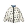 Vans Fun Pattern Reversible Sports Warm Cotton Jacket Men Jacket White VN0A5F6YHKC
