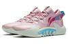 Li Ning Badfive 2 Низкие Удобная Амортизация Нескользящие Износостойкие Низкие Баскетбольные Кроссовки Мужские Розовые ABFT029-6