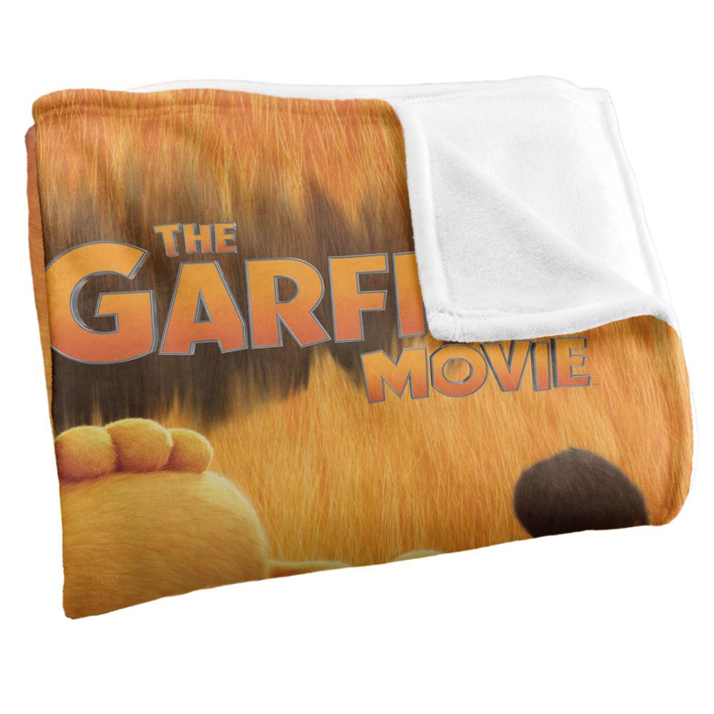 Garfield Laying Down Silky Supersoft Blanket