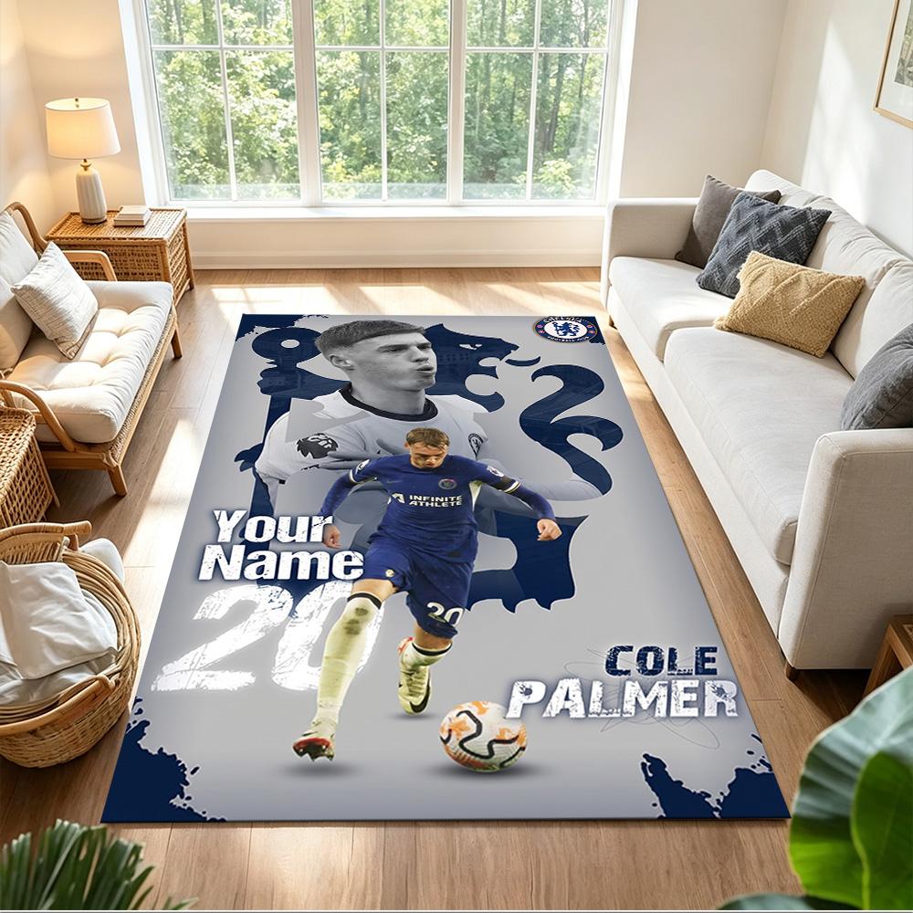 Chelsea Fc Football Player Personalized Text Floor Mat Suitable for Dining Room Bedrooms Hallway Kitchen Antislip Carpet Office home decor