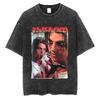 Washed Vintage s Horror Movie Scream Graphic Tshirt Billy Loomis Print T Shirts Men Women Casual Oversized Cotton Tshirts