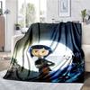 Coraline Theme Printed Blanket - Perfect for Couch, Bed, Travel & Outdoor Use | Machine Washable, Cozy & Durable.