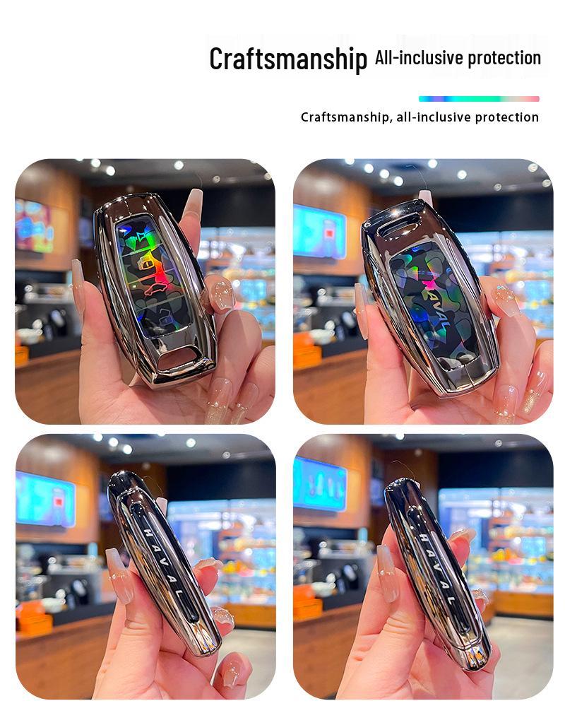 Совместимая металлическая пряжка, чехол для ключа для Great Wall Haval: H2S, M6, F5, F7X, Большой Пес, Божественный Зверь, Яростный Дракон, Дракон Макс, Сова