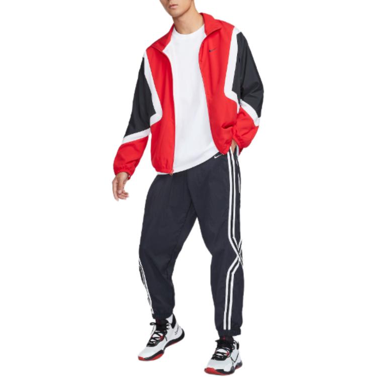 Nike Куртки Мужские Красный Стойка Умеренный Другое FZ0249-657