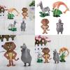 Фигурки из мультфильма «Мадагаскар» Мини и милые игрушки для детей Безопасный ПВХ материал