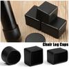 4pcs/set Table Floor Protectors Socks Non-Slip Covers Chair Leg Caps Silicone Pads Furniture Feet