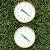 Lemnos Wall Perch Tent Wooden Natural Wood Diameter x Depth cm Clock, Clock, Ladybug, Analog, Frame, Finish, SUR18-16 TENTO, 25.4 4.8