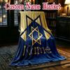 Jewish Star of David (5) Pattern Blanket, Cozy Blanket for All-Season Comfort on Sofas, Beds, Office, Car, Camping and Travel