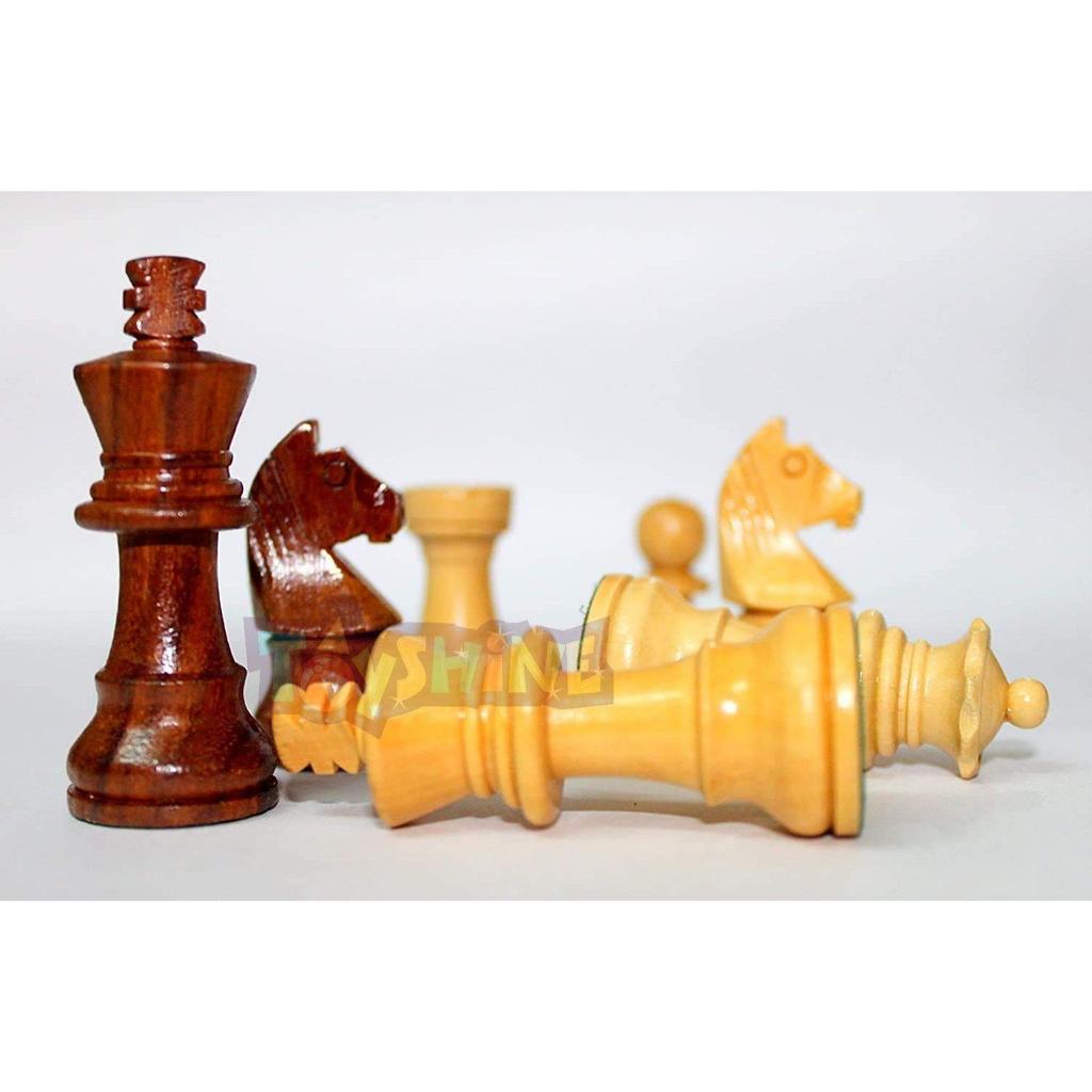 Деревянные шахматные фигуры, Турнирные деревянные шахматные фигуры только, (Фигурки королей 7 см) Шахматные пешки, фигурки, цвет может отличаться (Sstp), Большой ребенок