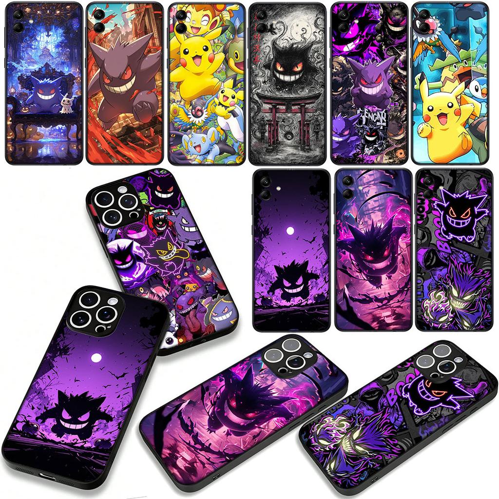 P-Pokemons Gengar P-Pikachus Case for Samsung Galaxy A07 A13 A12 A14 A23 A42 A50 A51 A52 A53 A70 A71 A72 A21S A04 Note 20 9 8 10