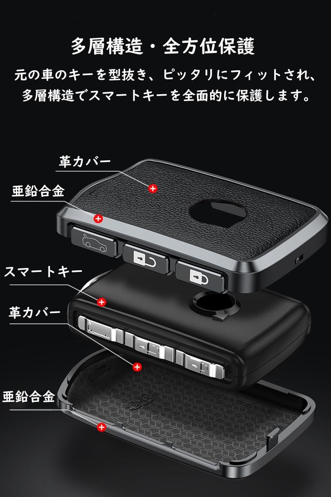 Ontto Чехол для смарт-ключа для Volvo, Чехол для ключа, Держатель для ключей, Стильный, Высокое качество, Устойчивый к царапинам,