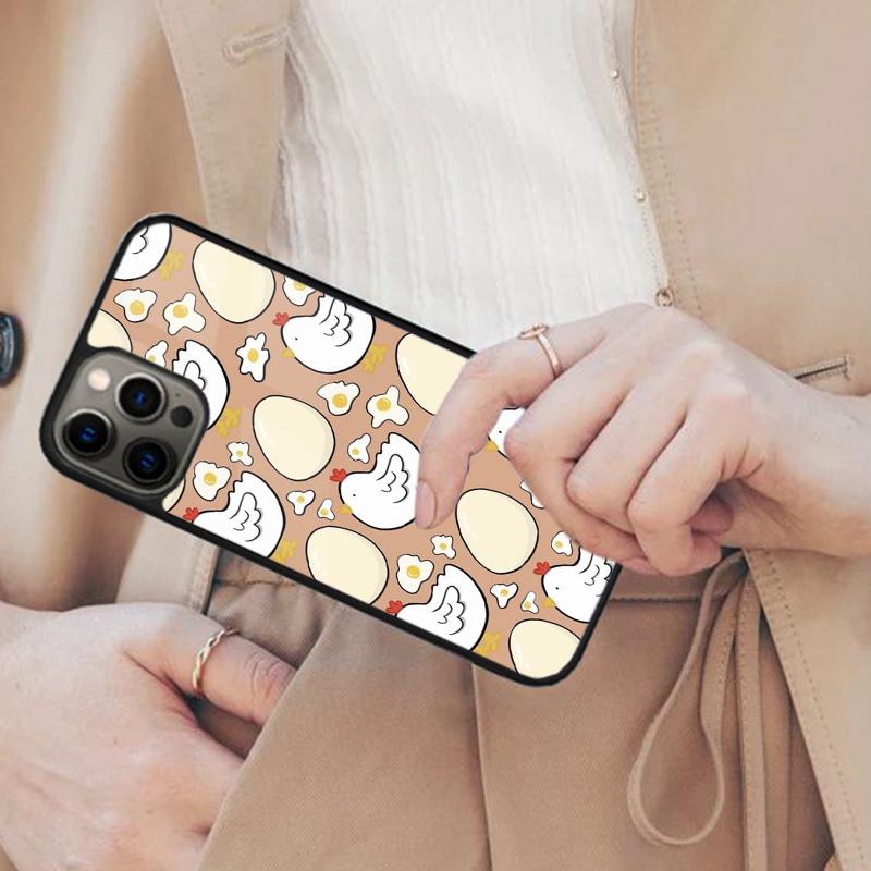Chicken Pattern Magnetic Phone Case For APPLE iPhone 17 Air 16 14 13 12 Pro Max 15 Plus Wireless Charge With MagSafe Cover