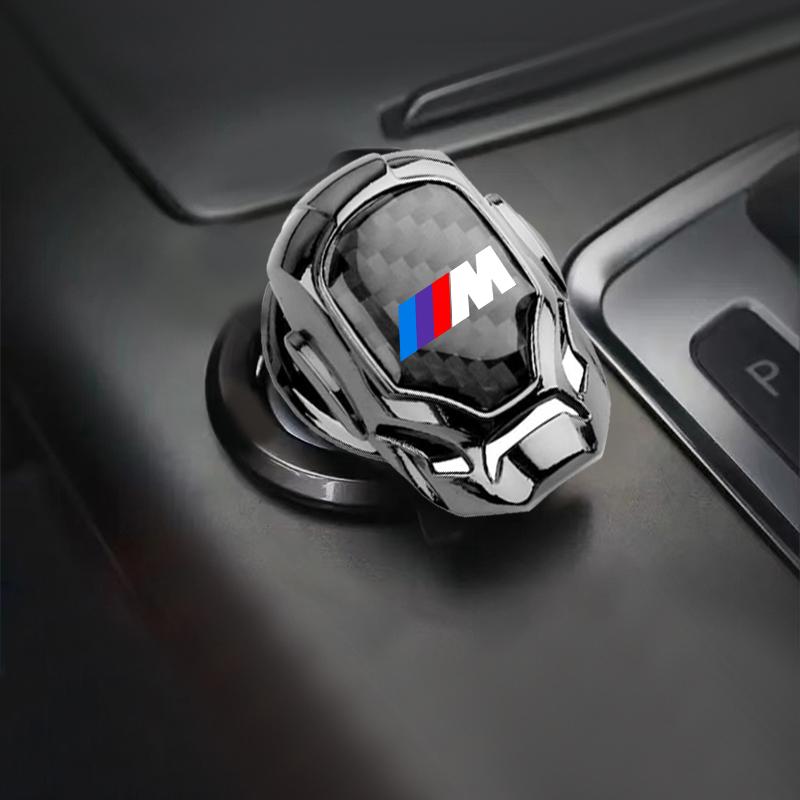 1Pcs M LOGO Car One-Click Start Buttons Protective Cover For BMW X7 X3 X4 X5 X6 3 4 5 6 7 Series Z4 M M3 M5 M6 E38 E39 E46 E53 E60 E61 E64 E70 E71 E90