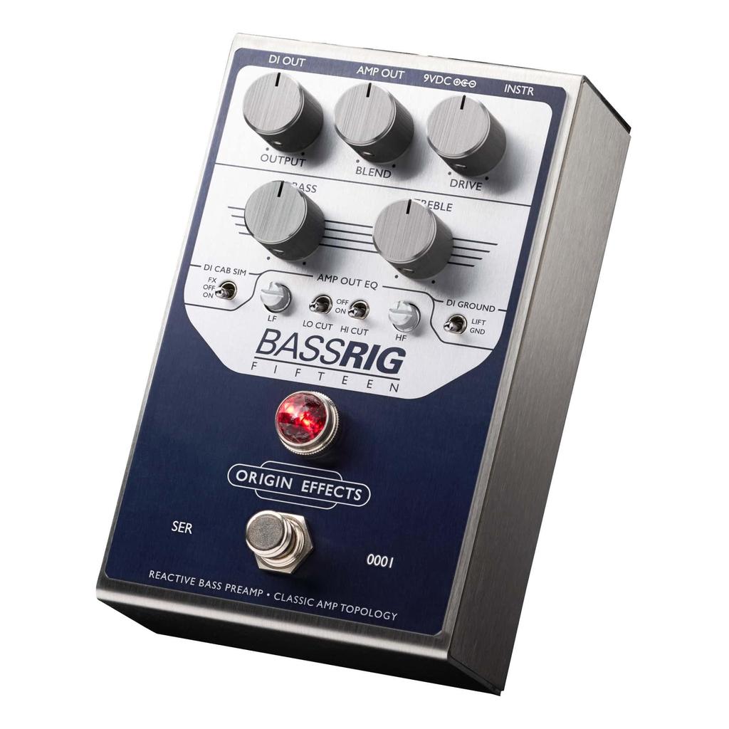 ORIGIN Пятнадцатиамперный педаль от Origin Effects ЭФФЕКТЫ/Симулятор BassRIG/DI