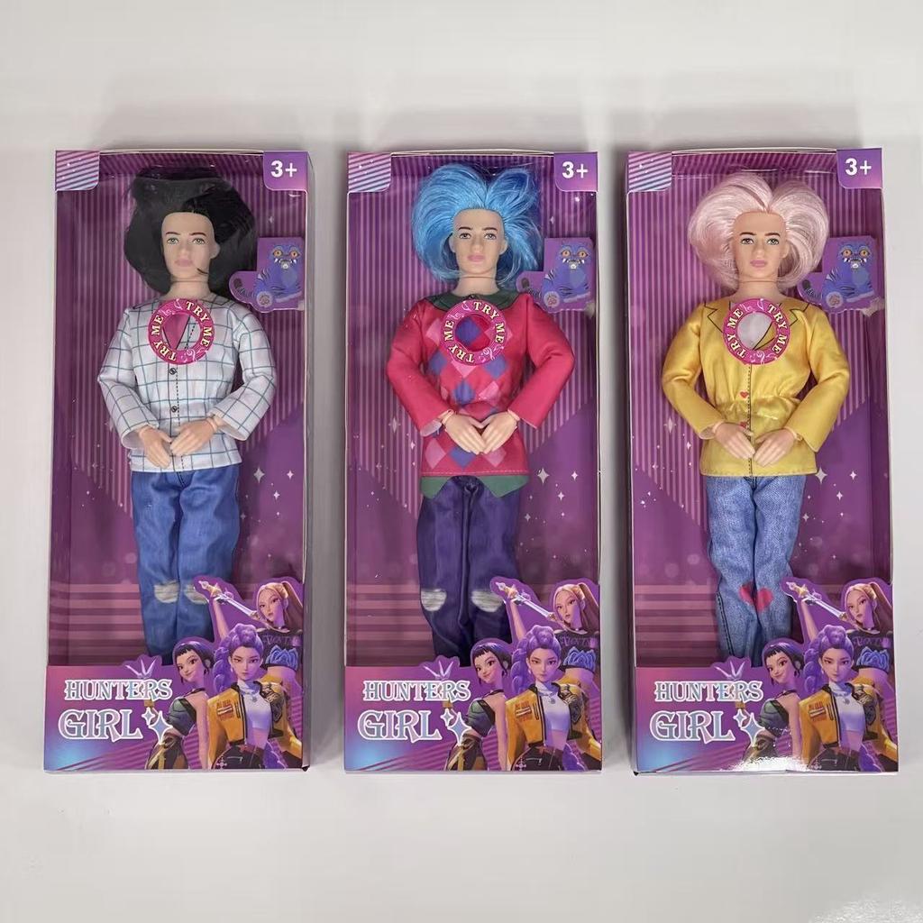 Легкая Музыка 11 Шарниров 11,5 Дюймов Солидный Шака Бойз-Бэнд K-POP Кукла Игрушка Девичья Группа Охотницы на Ведьм