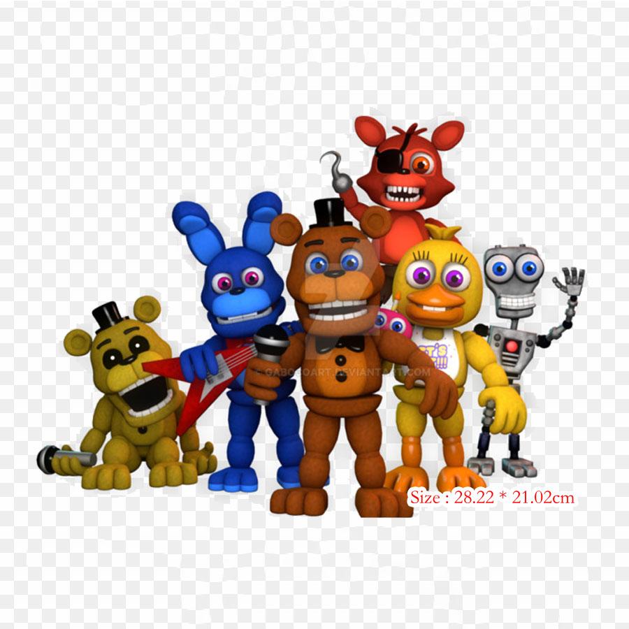 FNaF World Five Nights At Freddy's Sister Location Iron-on Transfers For Clothing Tshirt Bag Heat Transfer Stickers Iron On Patches
