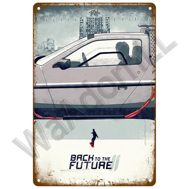 Vintage Metal Sign Movie Retro Tin Sign Aesthetic Living Room Metal Wall Decor Decoration Cinema Industrial Deco Films Poster