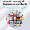 Новый лучший интеллектуальный переводчик с искусственным интеллектом, голосовой мульти-переводчик, 137 языков, портативная аудиоподдержка, 3-дюймовый сенсорный экран, фото, офлайн-запись, перевод