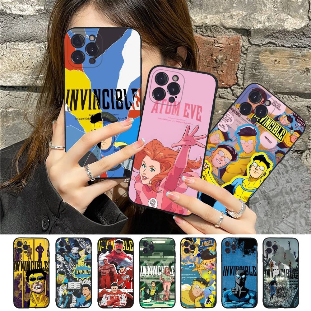 Популярная серия супергероев I-Invincible Чехол для телефона для IPhone 17 16 15 14 13 12 Mini 11 Pro Plus Мягкий силиконовый чехол