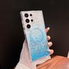 Прозрачный силиконовый чехол с магнитом и градиентным блеском для Samsung Galaxy S25 S24 S23 S22 Plus Ultra S23FE Ударопрочный чехол