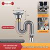 double sink drainer & pipe set