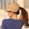 Women Sunhat Wide Brim Summer UV Protection Foldable Bucket Hat for Beach Vacation Outdoor Gardening