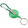 3 шт. рыболовный инструмент нейлоновый шнур стопор выдвижное кольцо держатель катушки брелок (зеленый)