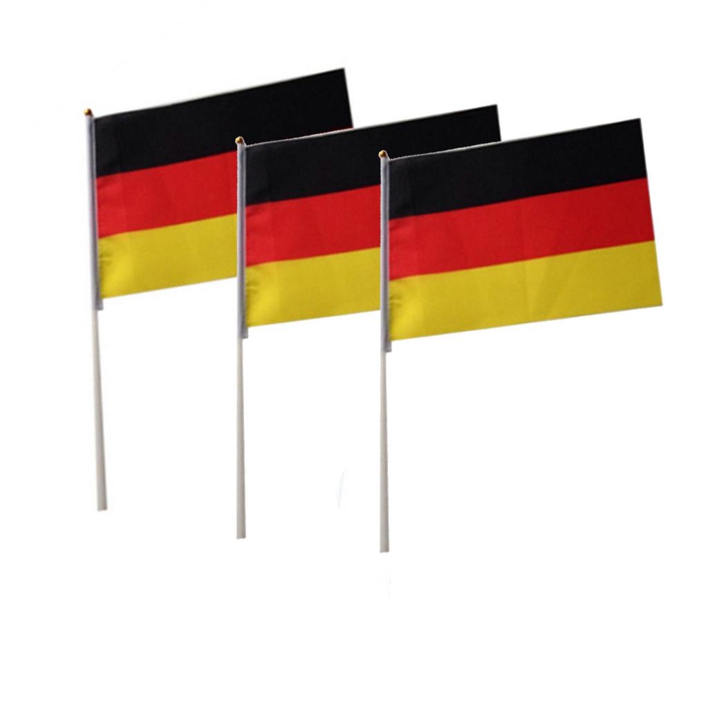 Stripes Rainbow Hand-Waving Flag Polyester Home Decoration 10 Sticks