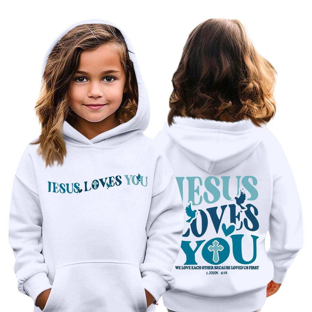 Детская толстовка с капюшоном для мальчиков и девочек, модная принтованная толстовка с длинными рукавами и карманом