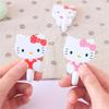 2 шт./комплект Мультяшный Милый Hello Kitty Без сверления Прочный Самоклеящийся Крючок Вешалка Кошка Kt Домашний Декор Вешалка на заднюю стенку двери Подарки
