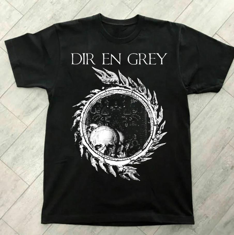 Редкая Коллекция Dir En Grey Группа Подарок Для Фанатов S to 5XL Футболка Унисекс Футболка