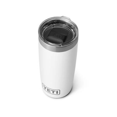Стакан YETI Rambler 10 унций из нержавеющей стали с вакуумной изоляцией и крышкой MagSlider (белый)