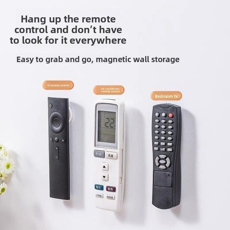 Strong Magnetic Hooks Wall Mount Magnet Remote Control Invisible Holder Keys Fridge Sticker Storage Hooks Home Organizer Hooks