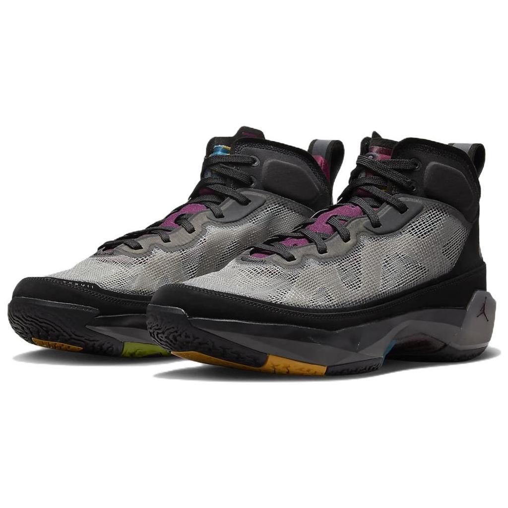 Мужские кроссовки Air Jordan 37 PF Bordeaux Black Midnight-Fog Midas-Gold DV1236-001