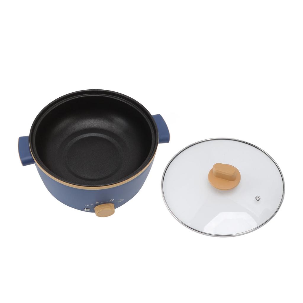 Электрическая плита 800 Вт 2,5 л 3-скоростная одноуровневая многофункциональная электрическая кастрюля-печь с вилкой UK