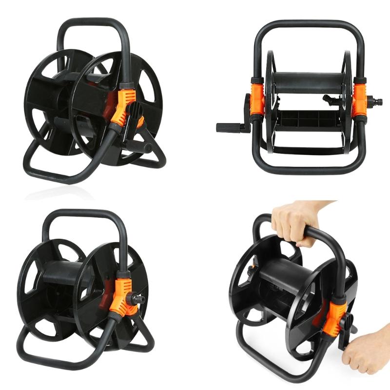 Катушка для намотки шланга Катушка для шланга Водопроводная труба Одноручная Стойка для хранения Инструмент для сада Мойка автомобиля Полив Мойка автомобиля