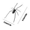 Lifelike 3D design flexible Spider Funny Ornament Party DIY Decoration Halloween Fake Spider reusable Plastic Figure Prank Toy