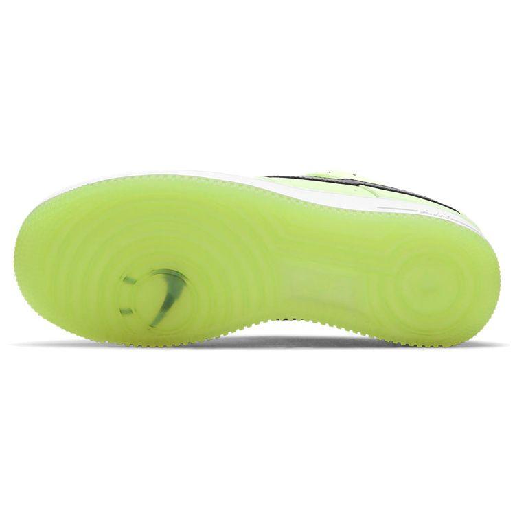 Nike Женские кроссовки Air Force 1 07 LX Barely Volt Зеленый Черный Белый CT3228-701