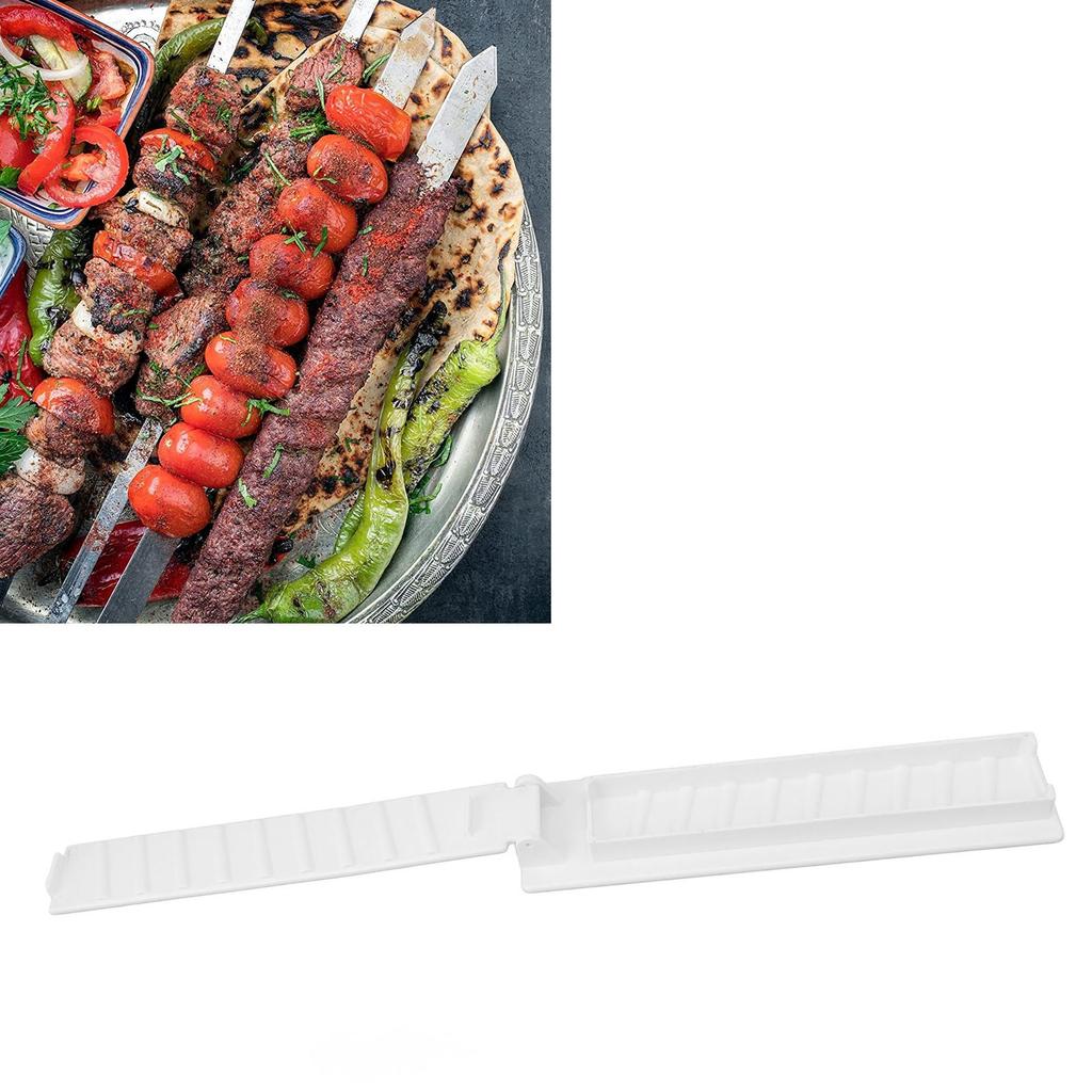 Форма для шампуров для барбекю, однорядная, для приготовления кебаба, машина для нанизывания мяса на шампуры для барбекю, инструменты для барбекю на открытом воздухе