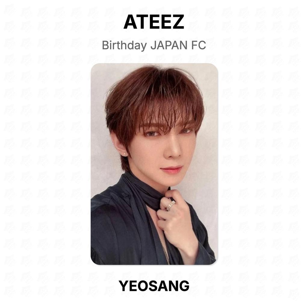 ATEEZ Официальная фотокарточка к дню рождения JAPAN FC