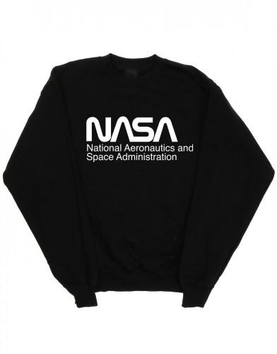 NASA Мужская однотонная толстовка с логотипом