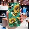 For Oppo Reno 14F 5G Phone Case Sunflower Patterns Soft Liquid Silicone Shell For OppoReno14F 14 F Camera Coverage Durable Capa