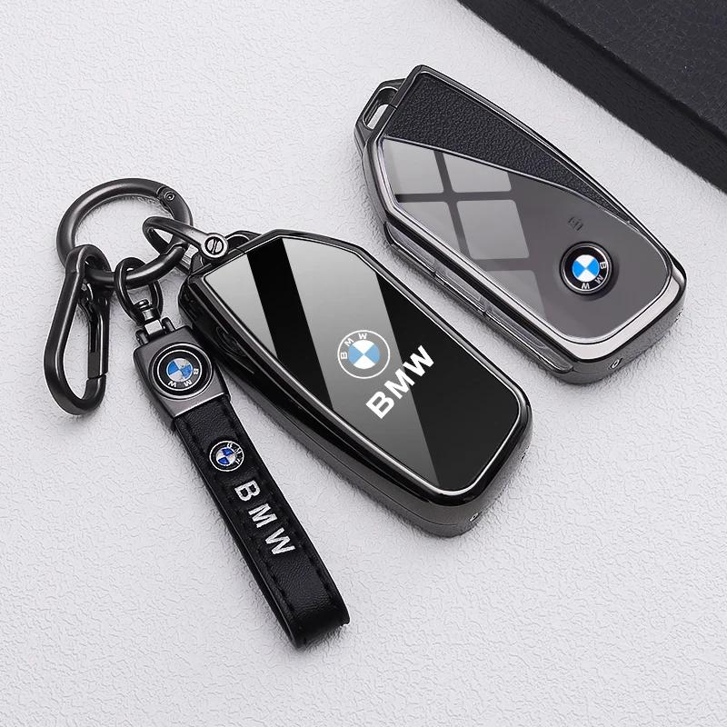 Car Key Fob Case Cover Protector For 2022-2025 BMW X1 iX1 iX XM X5 X6 X7 i7 740i U11 I20 G09 G70 G05 G06 G07