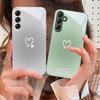 Градиентный чехол для телефона в форме сердца Для Samsung A73 72 71 A70 56 55 54 A53 52 51 A50 42 A35 A34 33 32 31 26 25 24 23 22 30 стеклянный чехол для телефона
