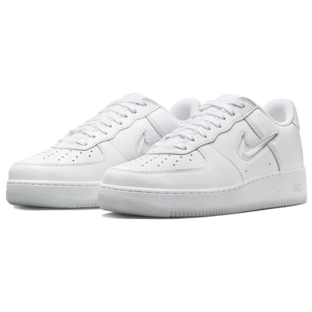 Nike Air Force 1 Jewel 'Color of the Month - Triple White' (Unisex) White / White / White Skateboard Shoes FN5924 100